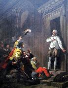 Joseph-Benoit Suvee Admiral de Coligny impressing his murderers Sweden oil painting artist